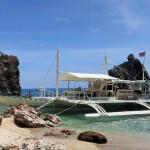 Apo Island - typická filipínská loď