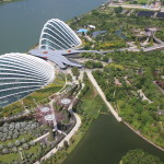 výhled ze Sky Parku v Maria Sands Singapore