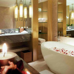 Marina Bay Sands - koupelna v pokoji
