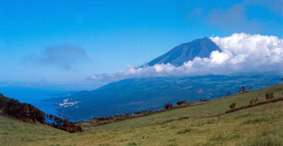 Azory - Pico - výhled na sopku