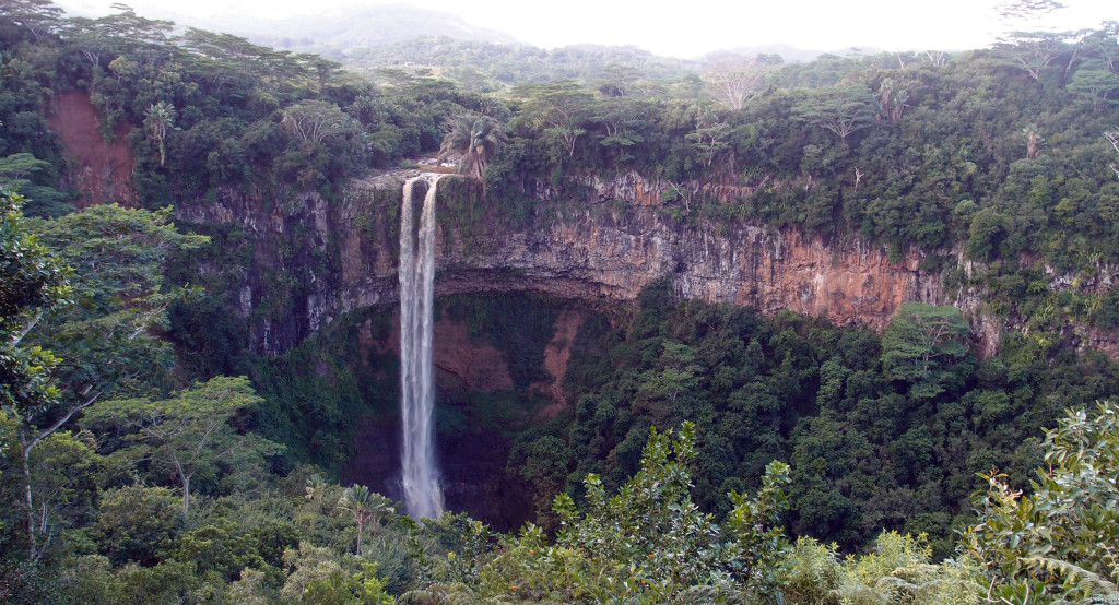 Mauricius - vodopád Chamarel