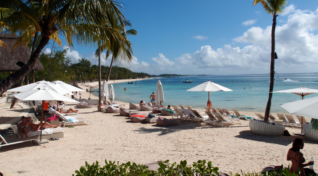 Mauricius - pláž u hotelu Ambre