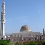 Omán - Muscat - Velká Mešita - panorama