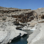 Omán - Wadi Bani Khalid - soutěsky