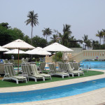 Omán - hotel Crowne Plaza - bazén