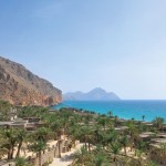 Omán - Siy Senses Zighy Bay - resort je ukrytý v palmovém háji