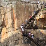 Srí Lanka - Sigiriya - výstup na skálu