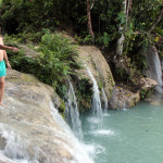 Filipíny - ostrov Siquijor - vodopády - tam dolu skočím :-)