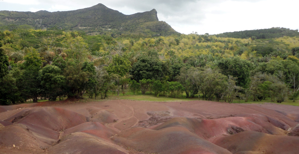 Mauritius - Chamarel - sedmibarevná zem