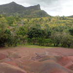 Mauritius - Chamarel - sedmibarevná zem