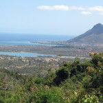 Mauritius - výlet na Chamarel - výhled na pobřeží