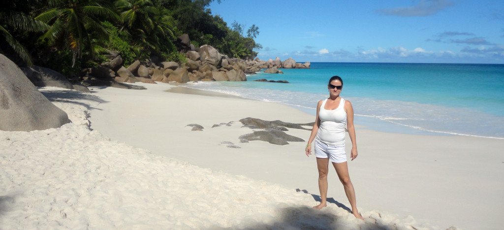 Seychelly - ostrov Praslin - hotel Constance Lemuria- pláž Anse Georgette
