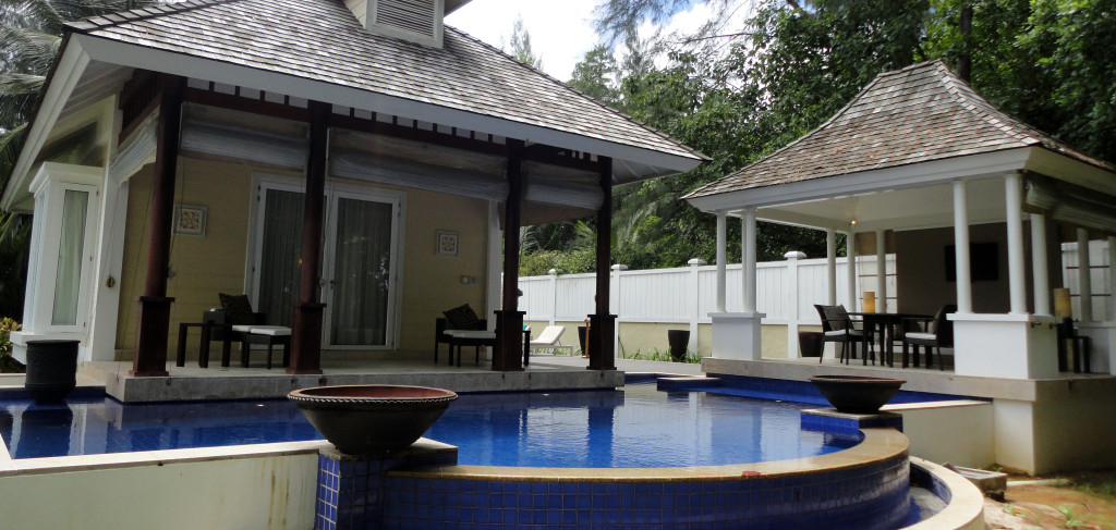 Seychelly - ostrov Mahe - hotel Banyan Tree - vila