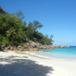 Seychelly - ostrov Praslin - Constance Lemuria - pláž