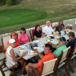 Golf-v-Bulharsku-Thracian-Cliffs - barbecue po hře
