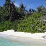Maledivy-Bandos-pláž